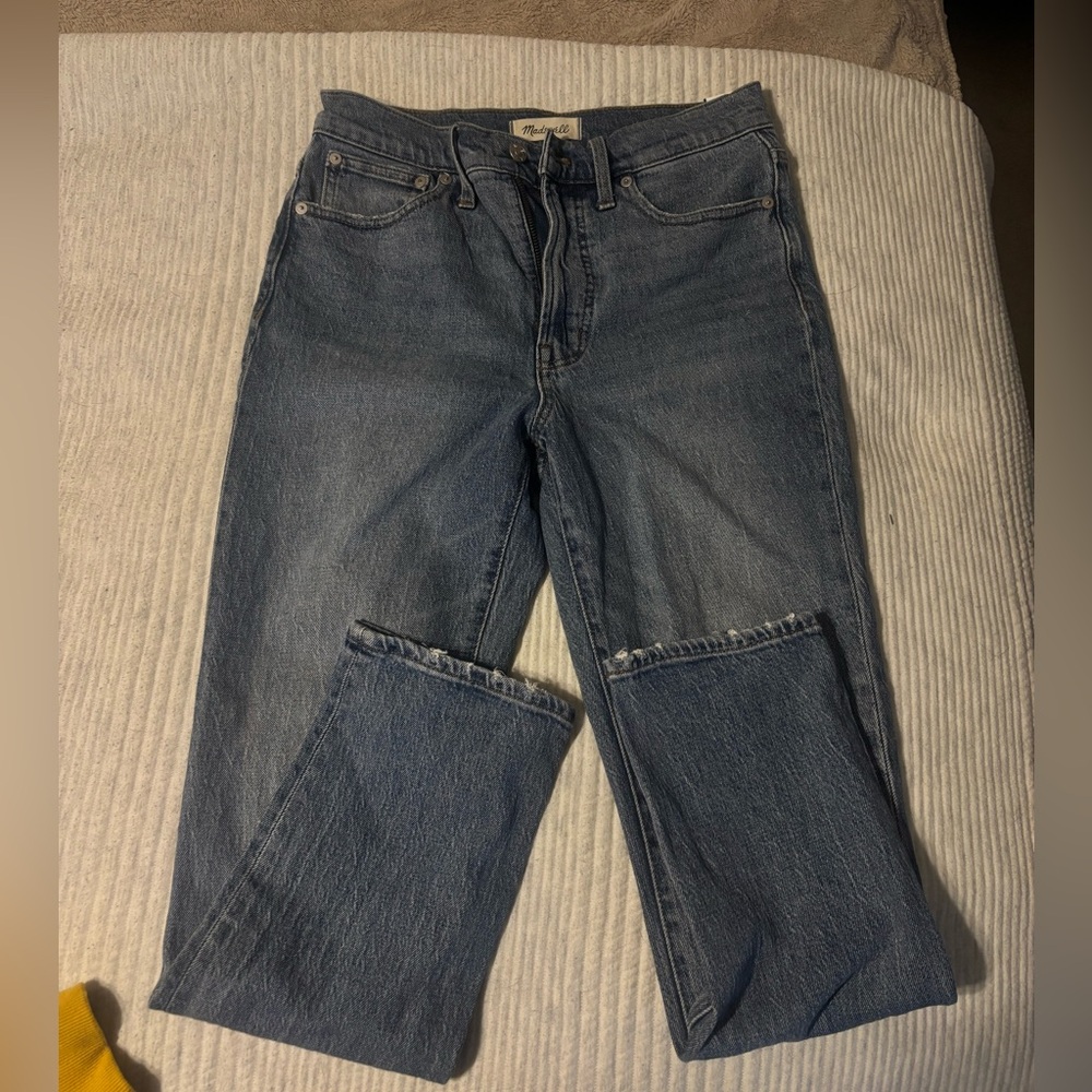Madewell Women's The Perfect Vintage Jean Straight Leg in Classic Blue